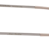 ACNE STUDIOS Lentes Rectangulares 'Plateados'