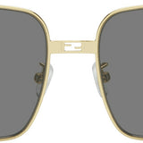 FENDI Lentes Baguette Dorados