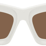 LOEWE Lentes Cateye Beveled en 'Blanco'